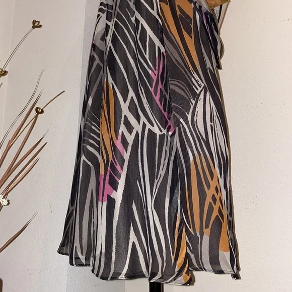 Ali Ro dress women’s 2 black gray pink orange - Picture 6 of 14